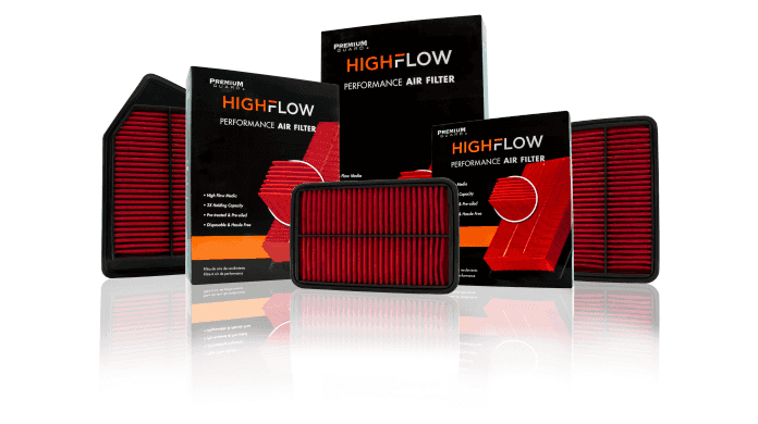 Premium Guard® Introduces HIGHFLOW® Brand of Premium Engine Air Filters