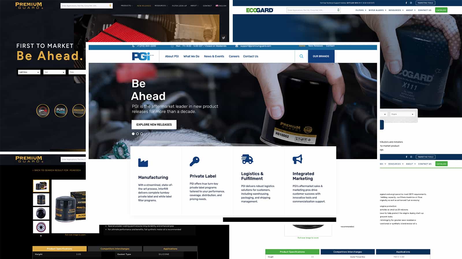 Premium Guard, Inc. Launches Three Re-Designed Websites