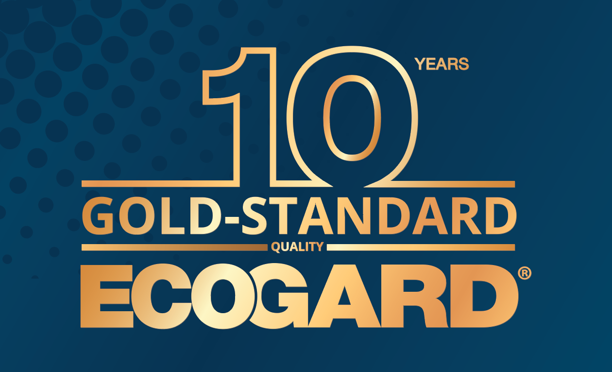 ECOGARD 10 year commemorative emblem