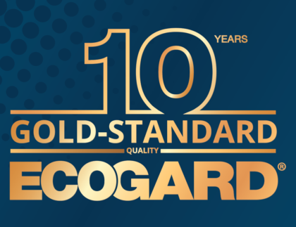 ECOGARD 10 year commemorative emblem